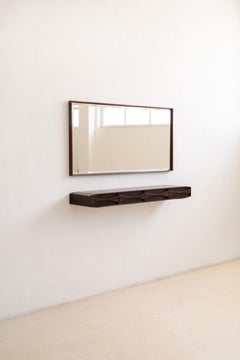 Mid-Century Modern Wall Cabinet and Mirror by Novo Rumo, 1960's