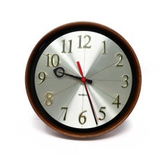 Mid-Century Modern Wall Clock by Howard Miller
