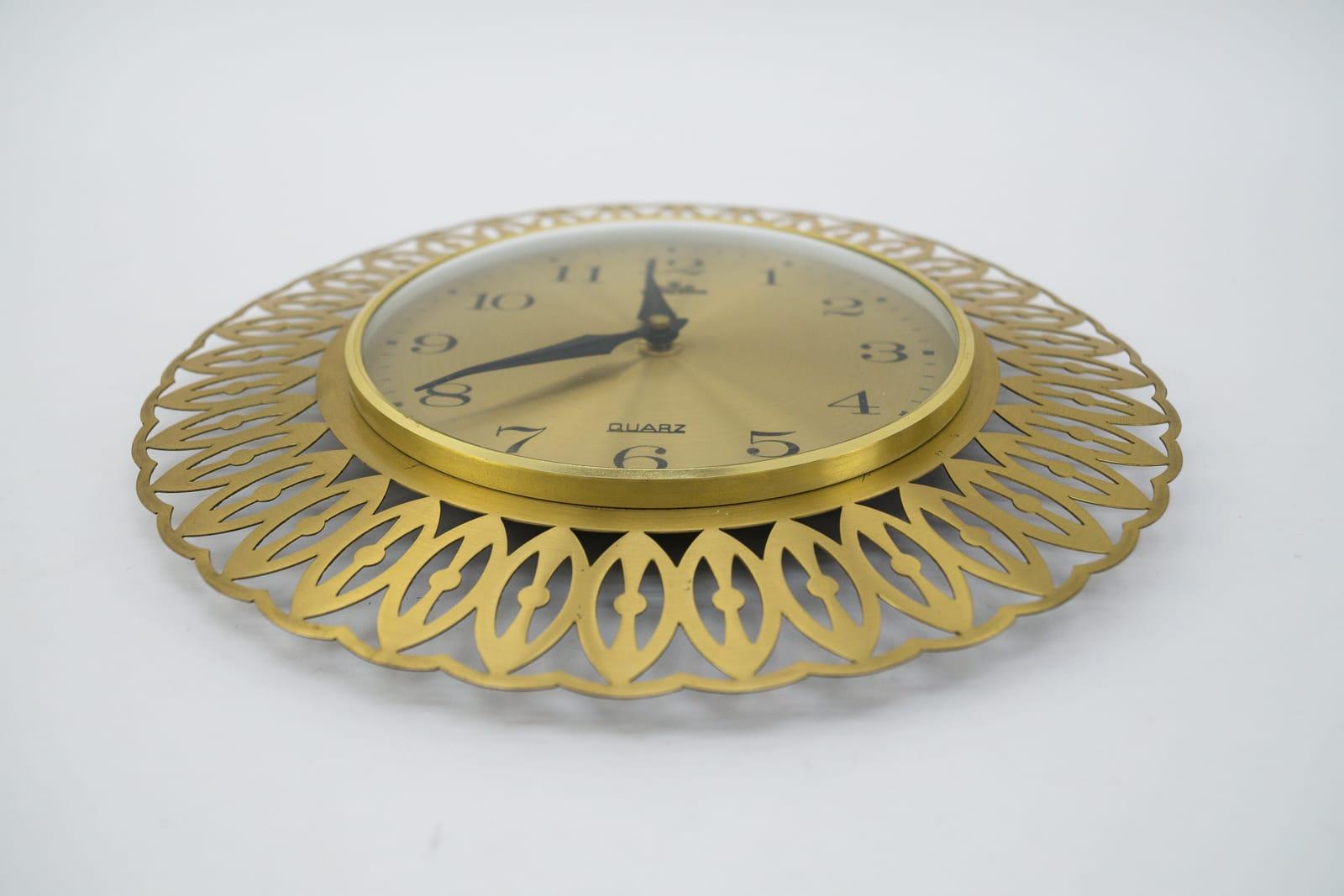 Mid-Century Modern Wall Clock by Meister Anker, 1960s Germany In Good Condition For Sale In Nürnberg, Bayern