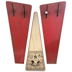 Mid-Century Modern Wall Coat Rack Hanger Serenade