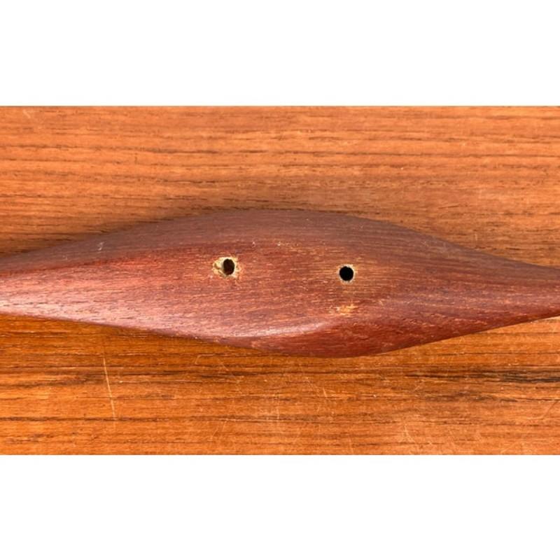 Oiseau Wall&Deco en teck, modernité du milieu du siècle, années 1960 en vente 4