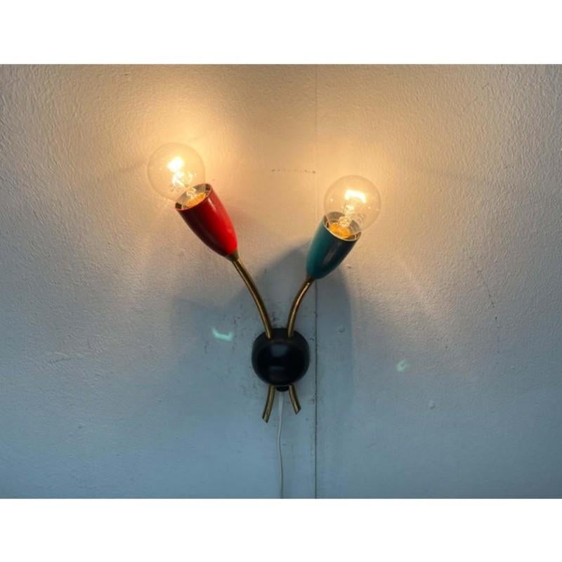 Mid-Century Modern Wall Lamp, 1950s For Sale 8