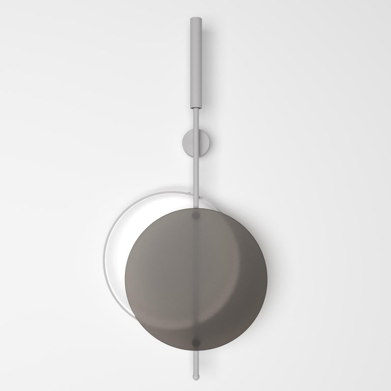 Contemporary Mid-Century Modern Wall Lamp “Mid Glass B”, Danish Minimalistic Lighting For Sale