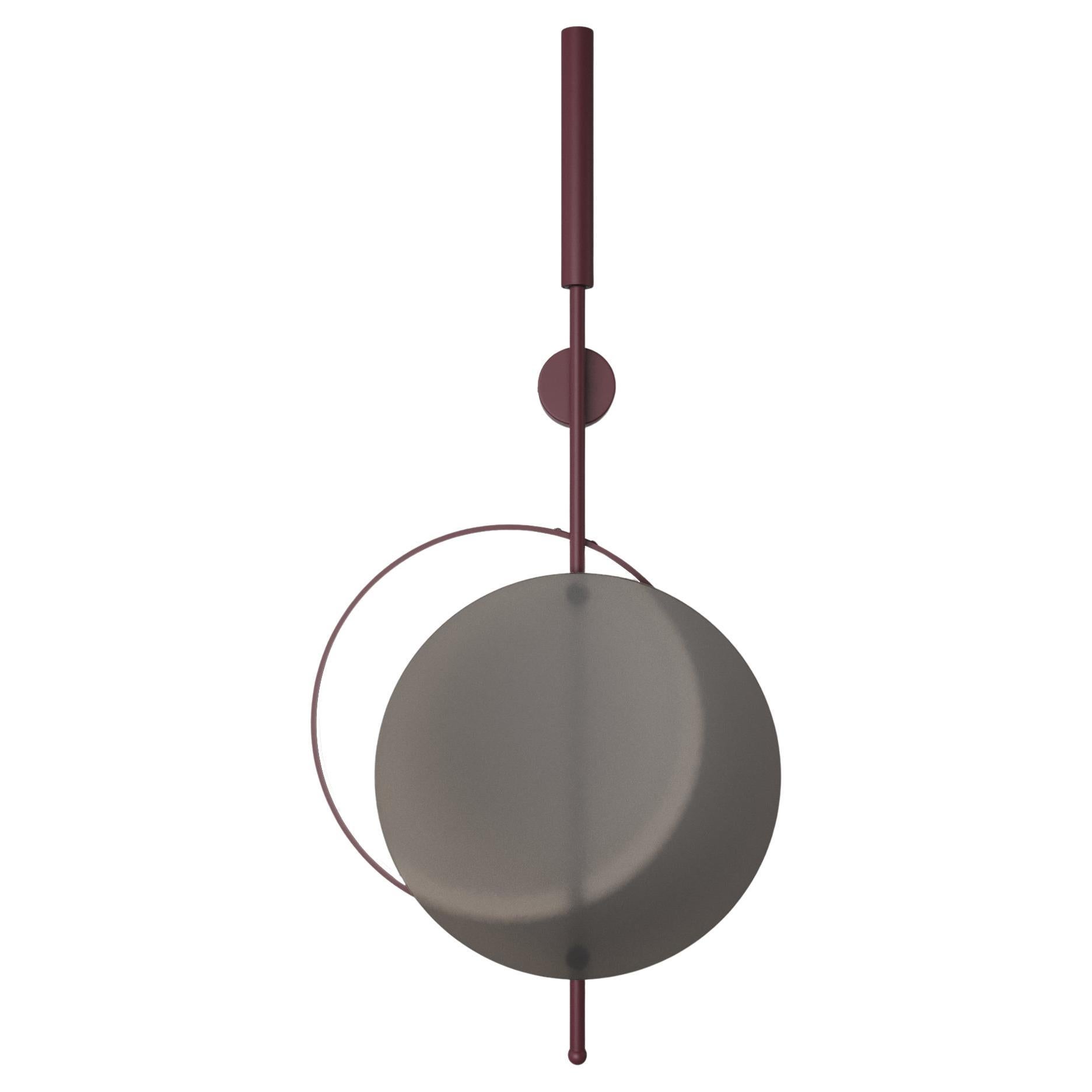 MidCentury Modern Exterior Lamp Post Top Brass Fixture with Glass