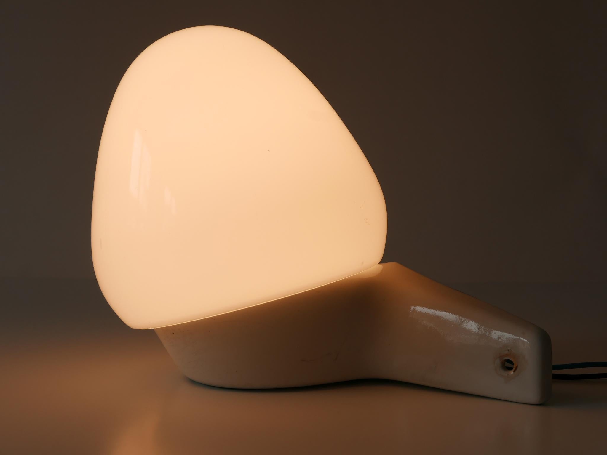 Mid-Century Modern Wall Lamp or Sconce by Wilhelm Wagenfeld for Lindner 1950s In Good Condition For Sale In Munich, DE