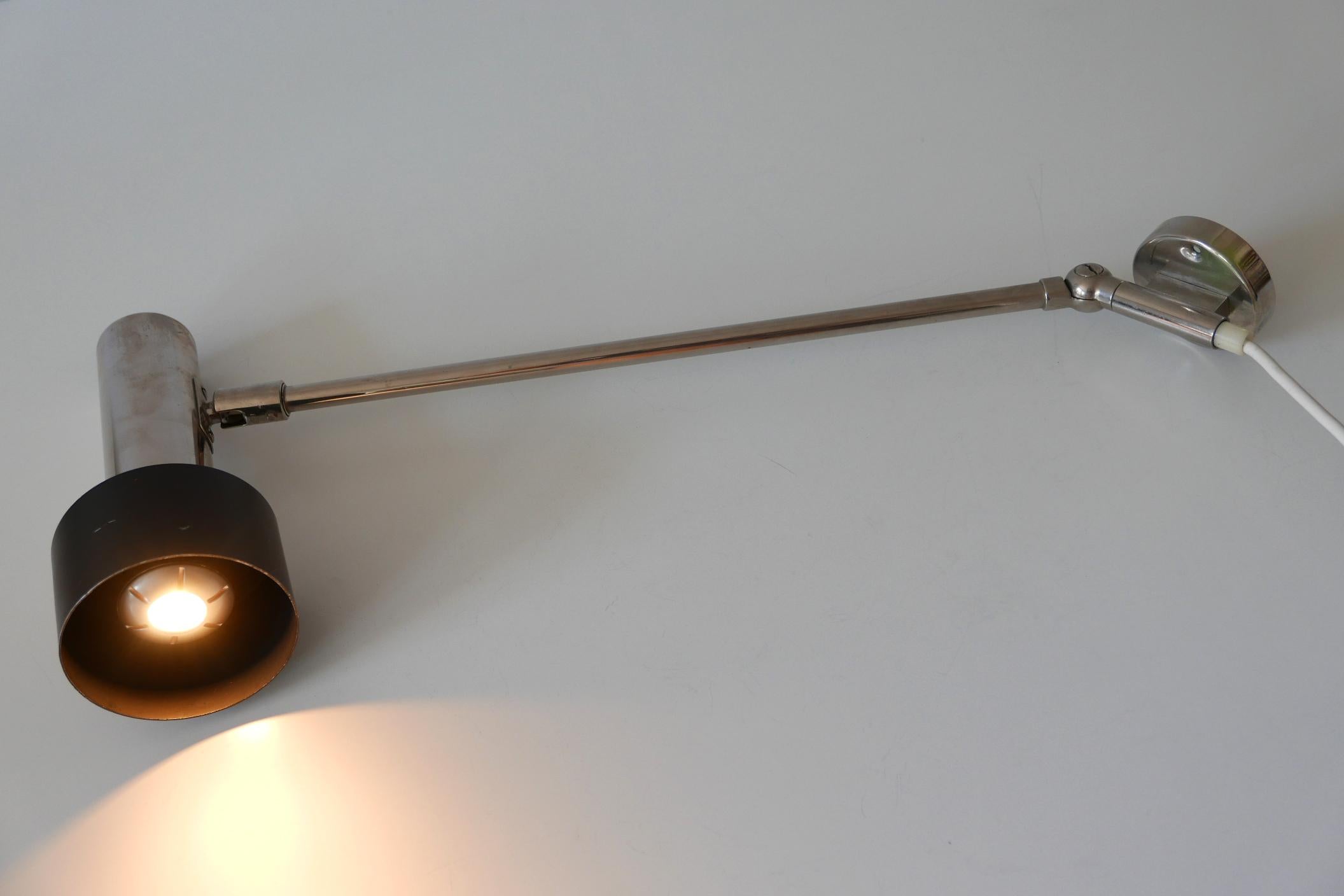 Mid-Century Modern Wall Lamp or Task Light by Beisl 1960s Germany For Sale 5