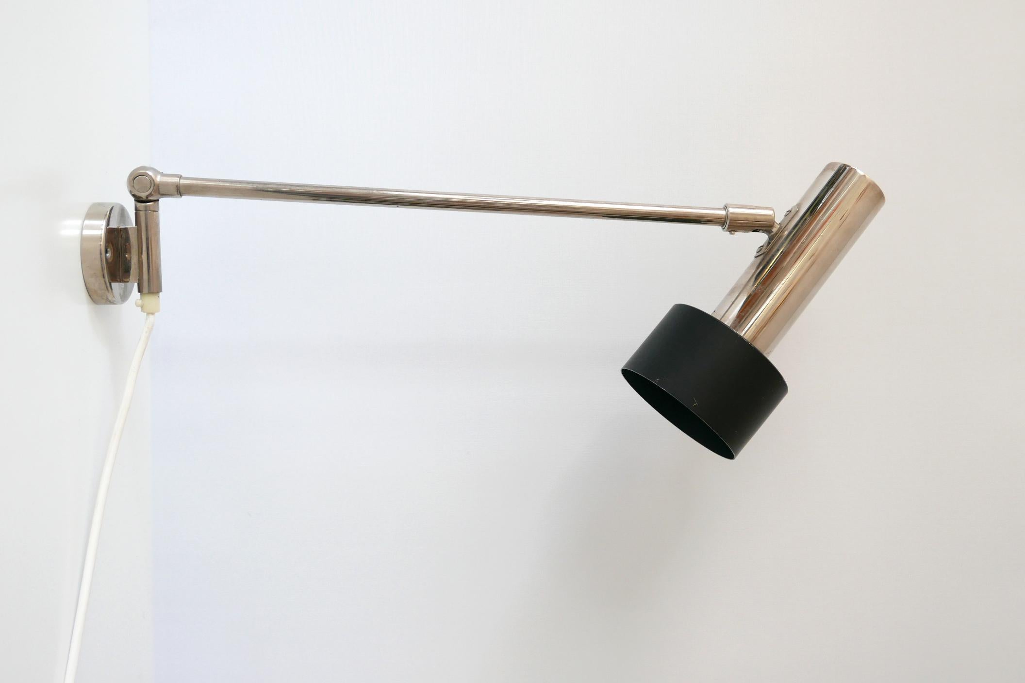 Mid-Century moderno Lampada da parete o lampada operativa moderna di metà secolo di Beisl 1960, Germania in vendita