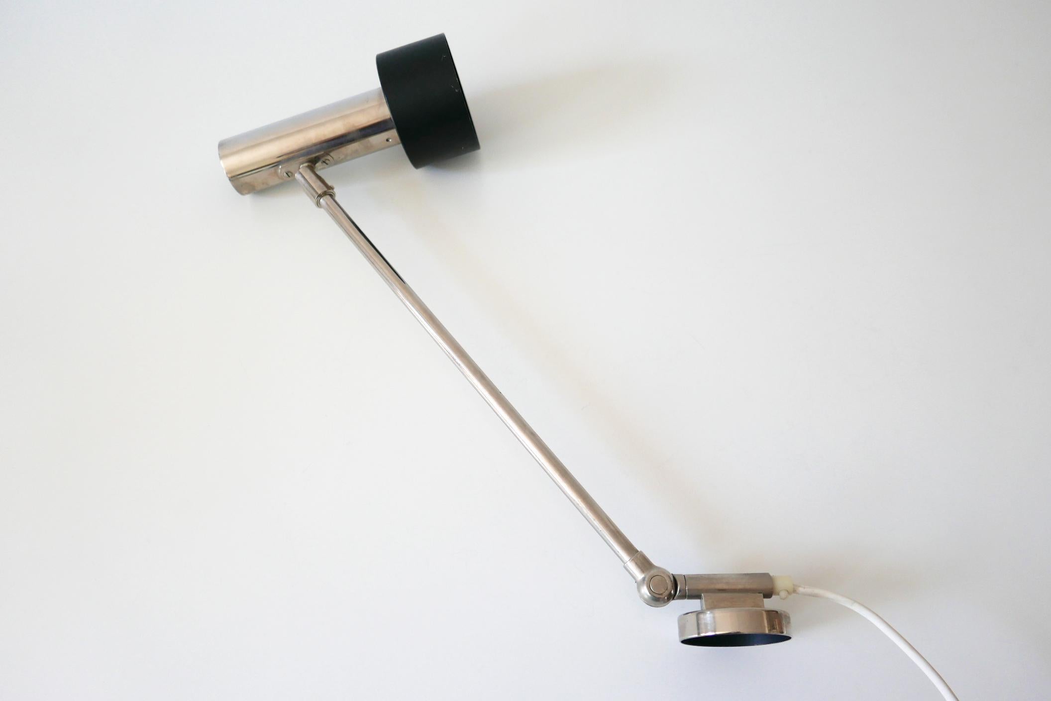 Mid-Century Modern Wall Lamp or Task Light by Beisl 1960s Germany For Sale 2