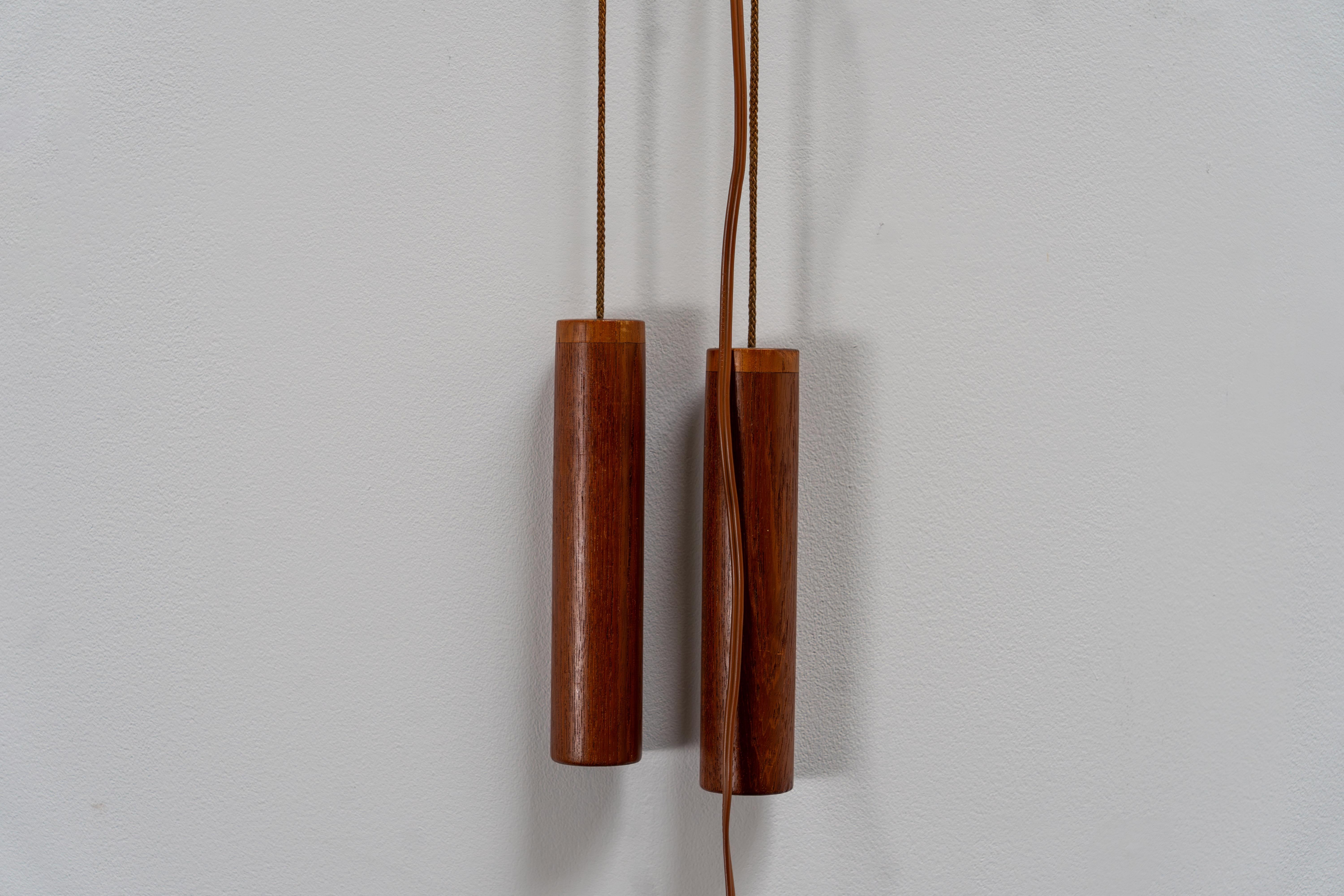 Aplique de pared moderno de mediados de siglo de Rupprecht Skrip para Skrip Leuchten, Teca Años 60 en venta 6