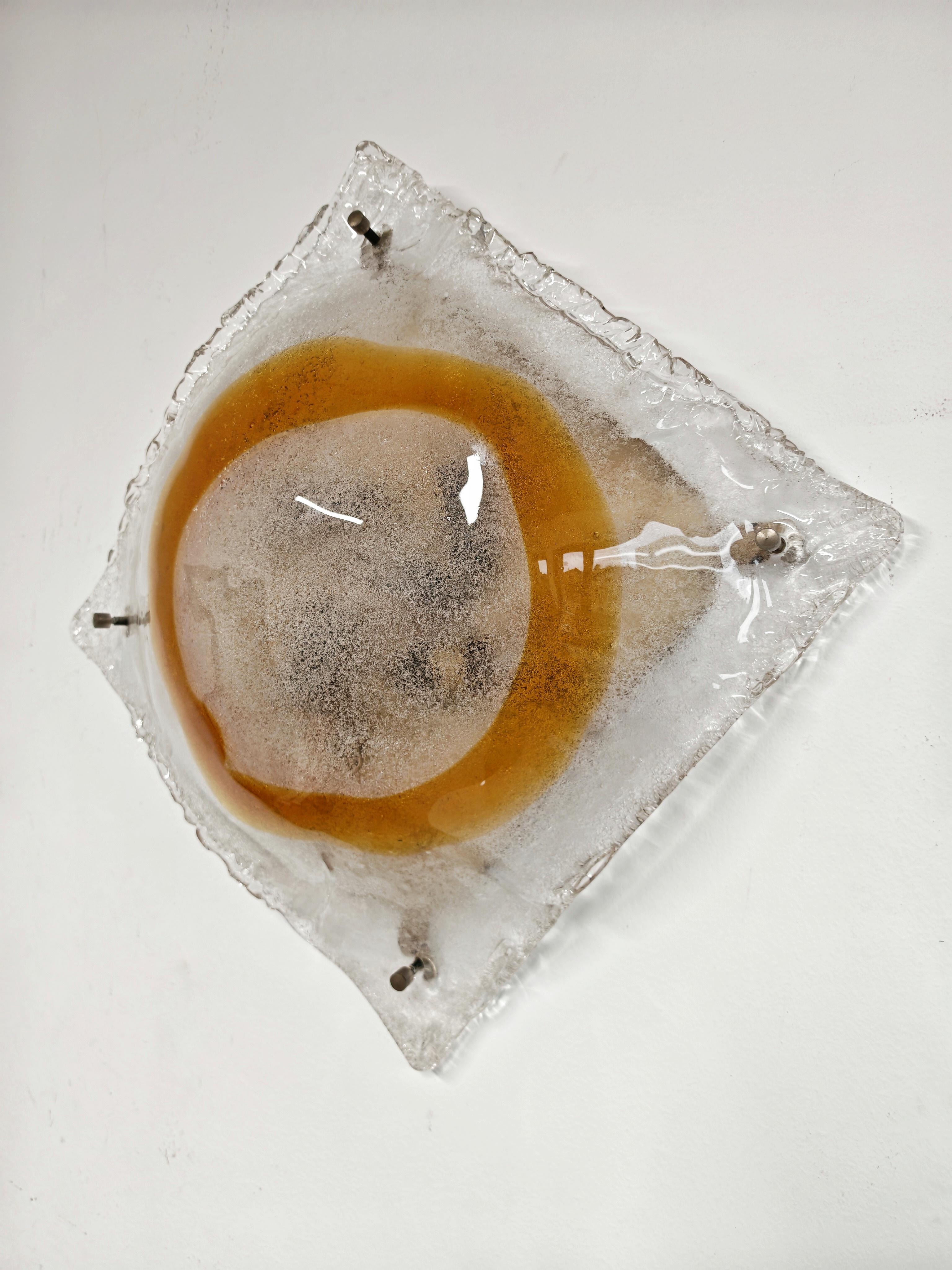 Applique ou affleurant moderne du milieu du siècle par Mazzega, Italie, années 1970 en vente 3