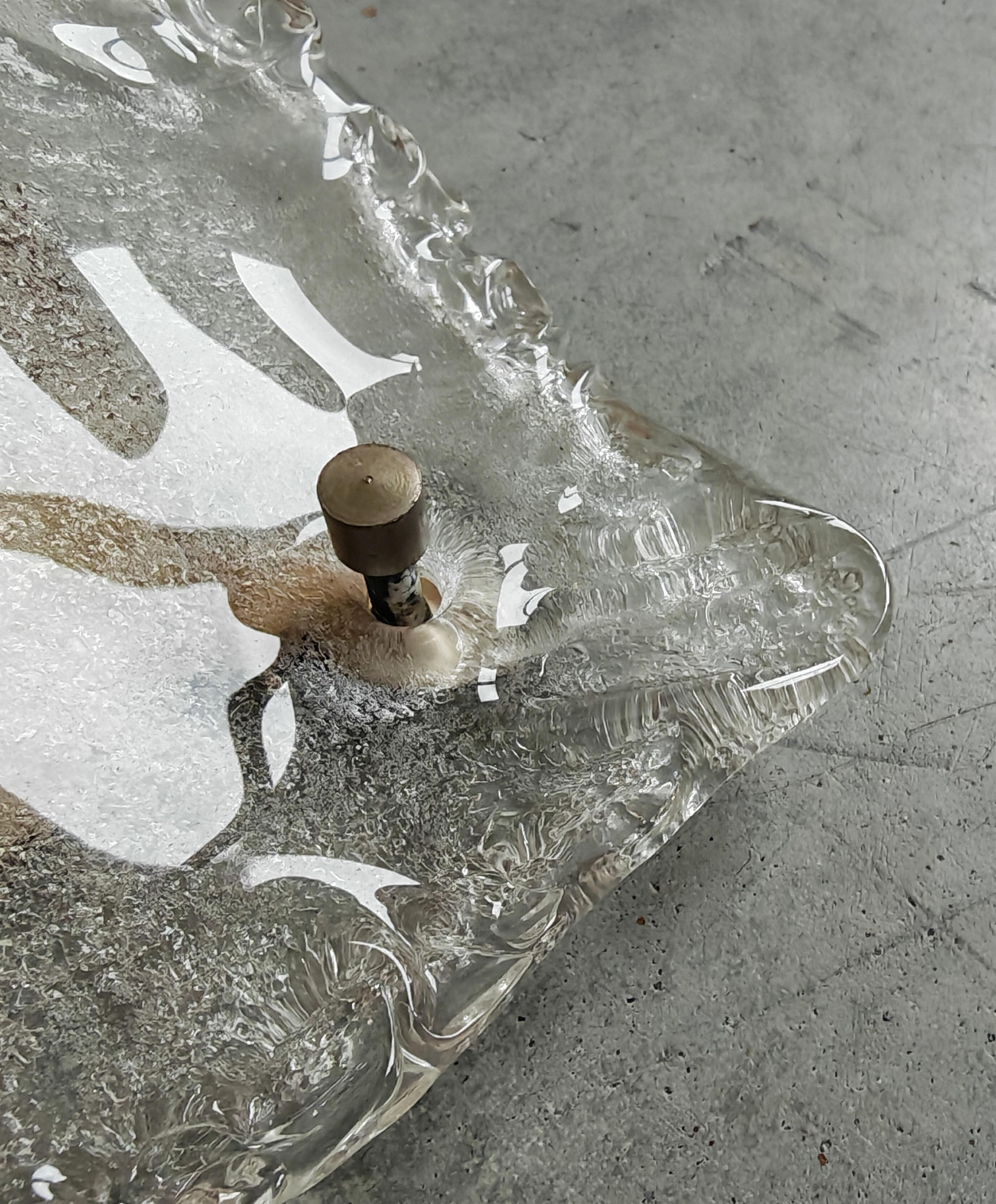 italien Applique ou affleurant moderne du milieu du siècle par Mazzega, Italie, années 1970 en vente