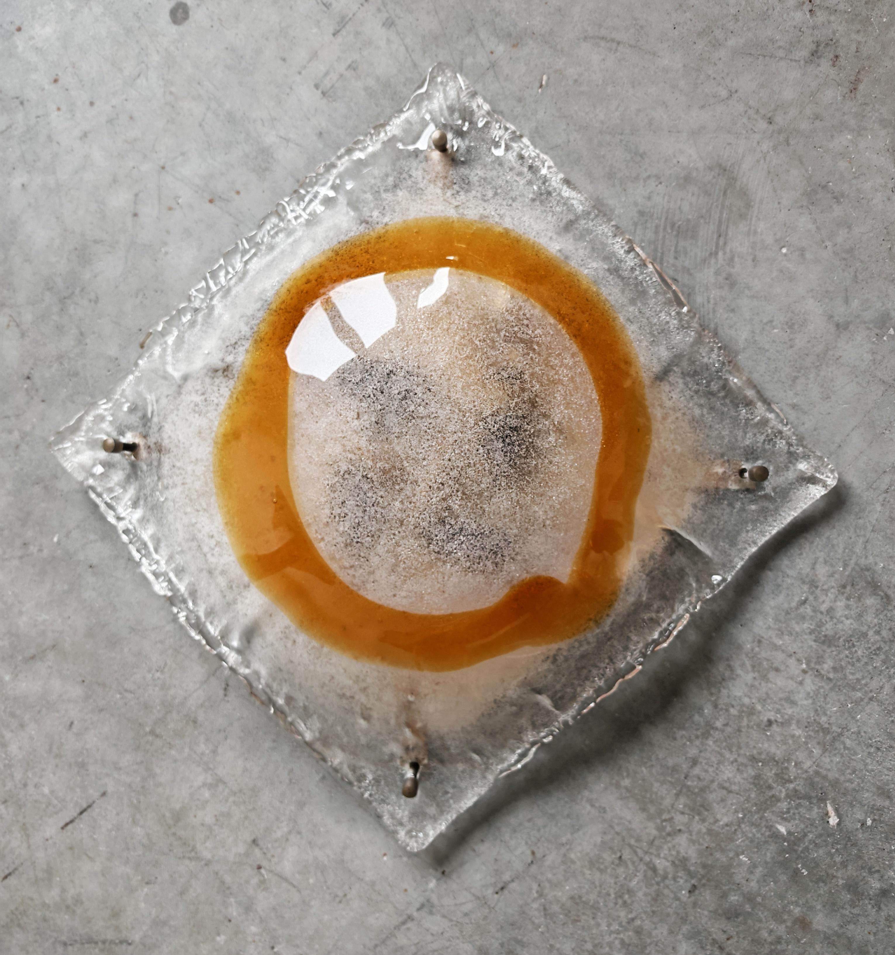 Applique ou affleurant moderne du milieu du siècle par Mazzega, Italie, années 1970 en vente 1