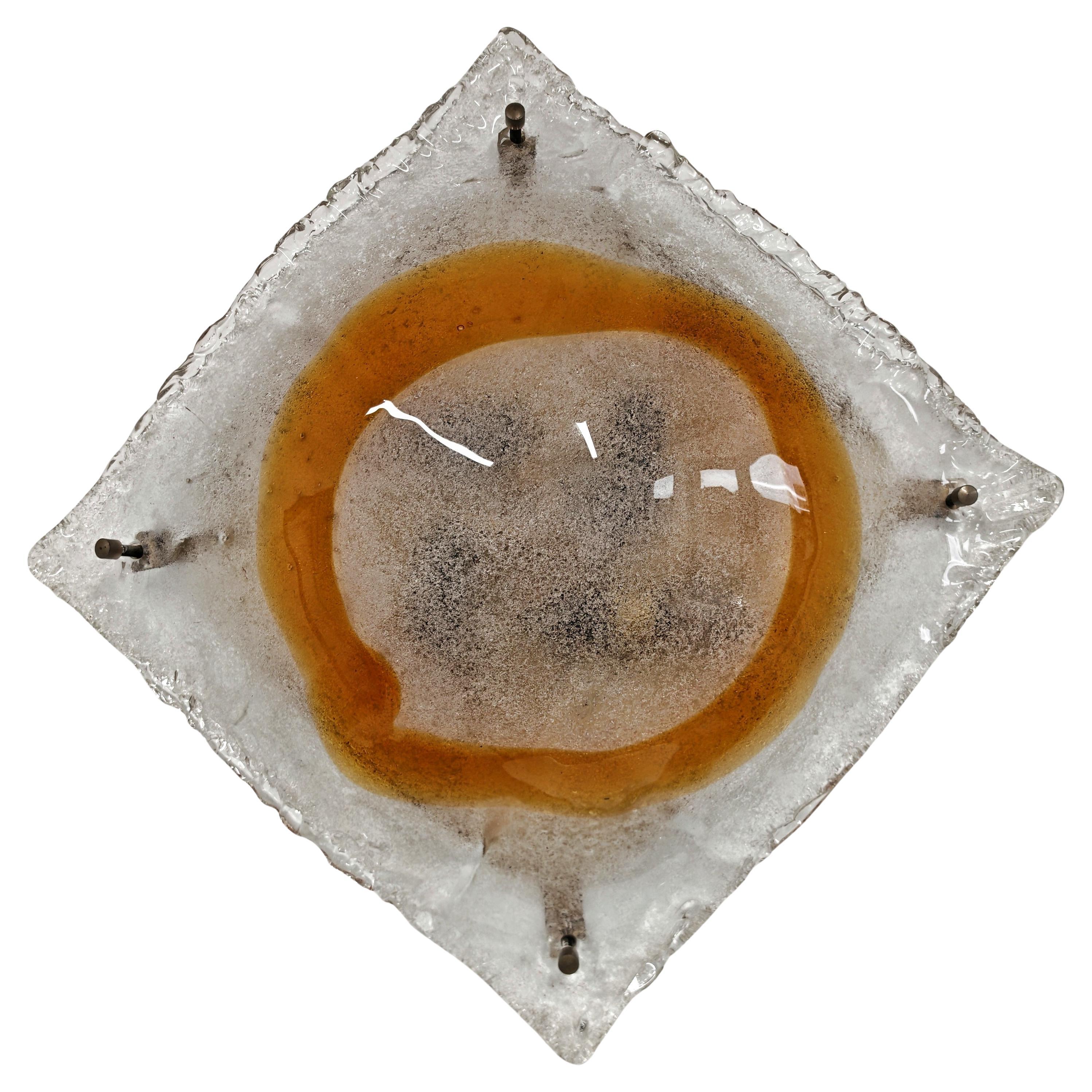 Aplique o empotrable moderno de mediados de siglo de Mazzega, Italia Años 70