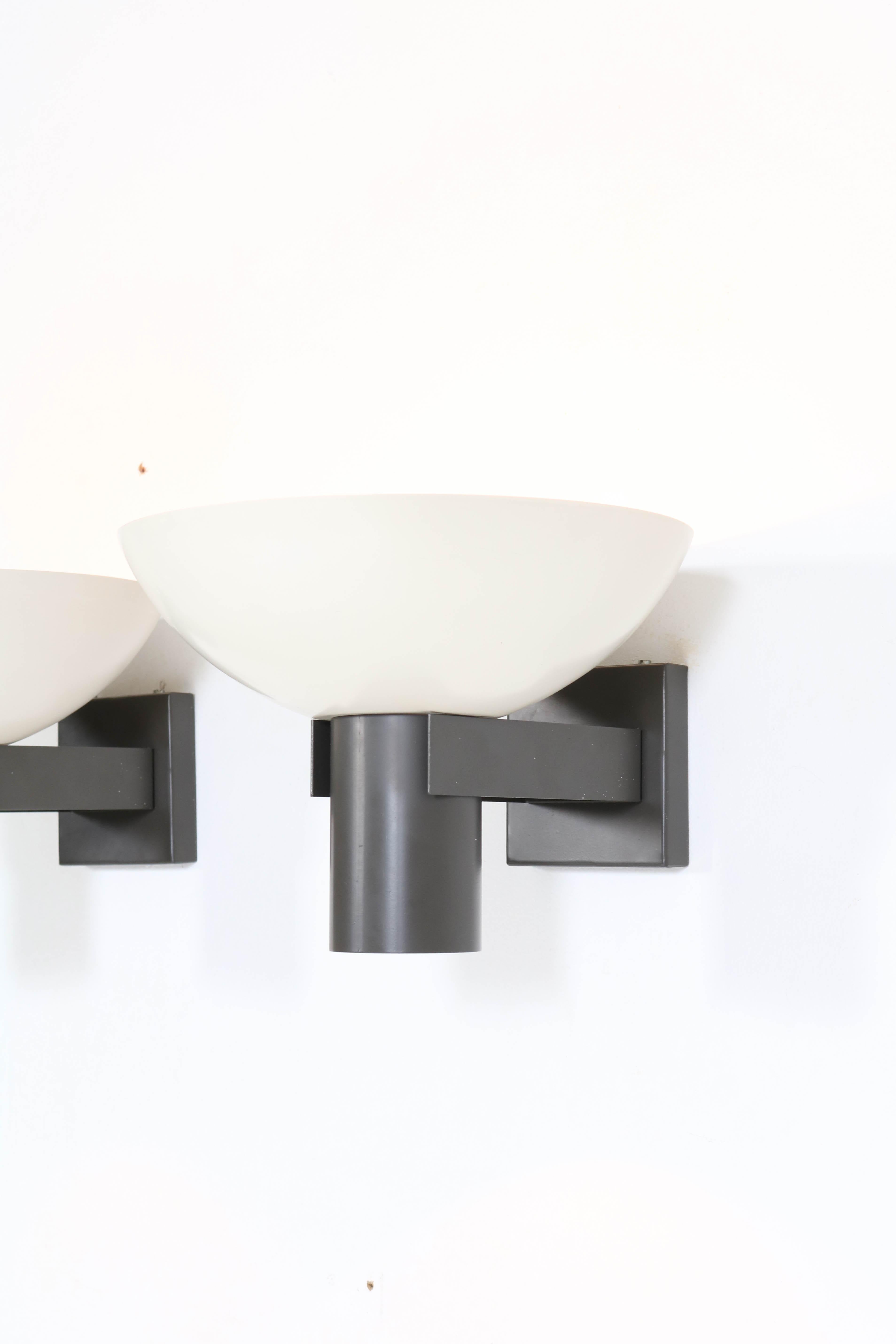 Metal Mid-Century Modern Wall Lights Model ND 60D/00 by Louis Kalff for Philips, 1964