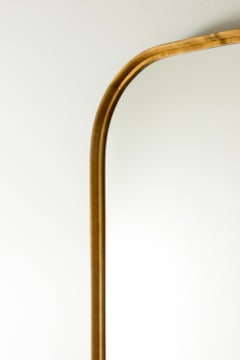 Espejo de pared moderno de mediados de siglo de Axel Larsson, Suecia, década de 1940