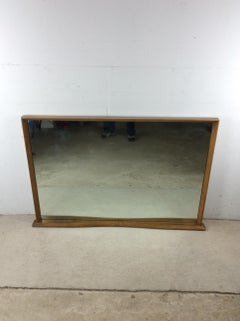 Espejo de pared Mid Century Modern de Heywood-Wakefield, años 60