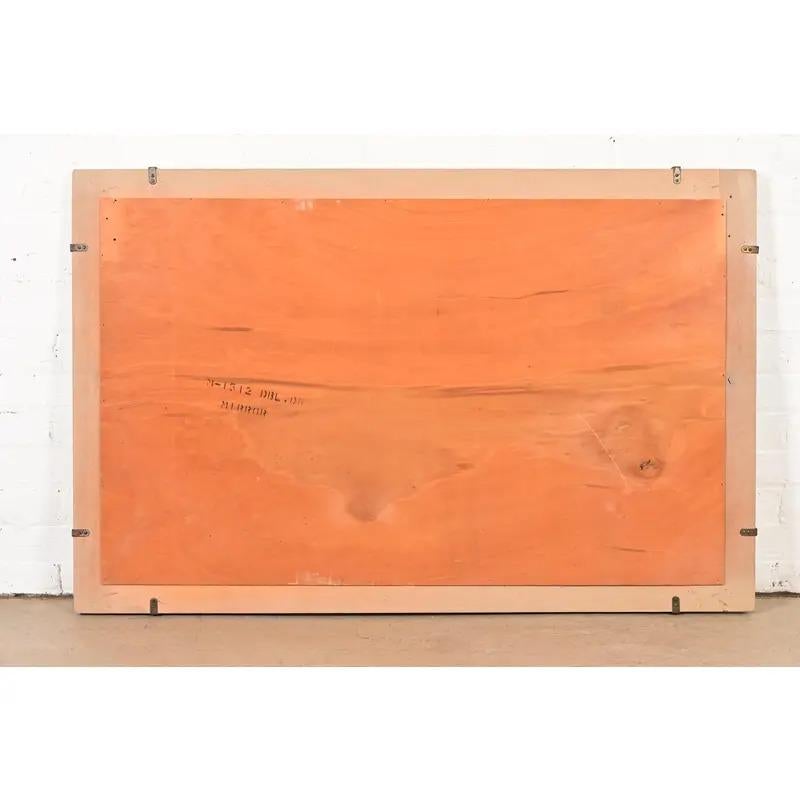 Espejo de pared moderno de mediados de siglo, circa 1950 mediados del siglo XX en venta