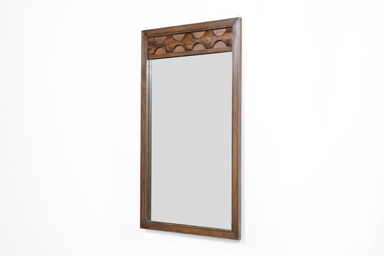 Vintage MidCentury Modern Wall Mirror For Sale at 1stDibs
