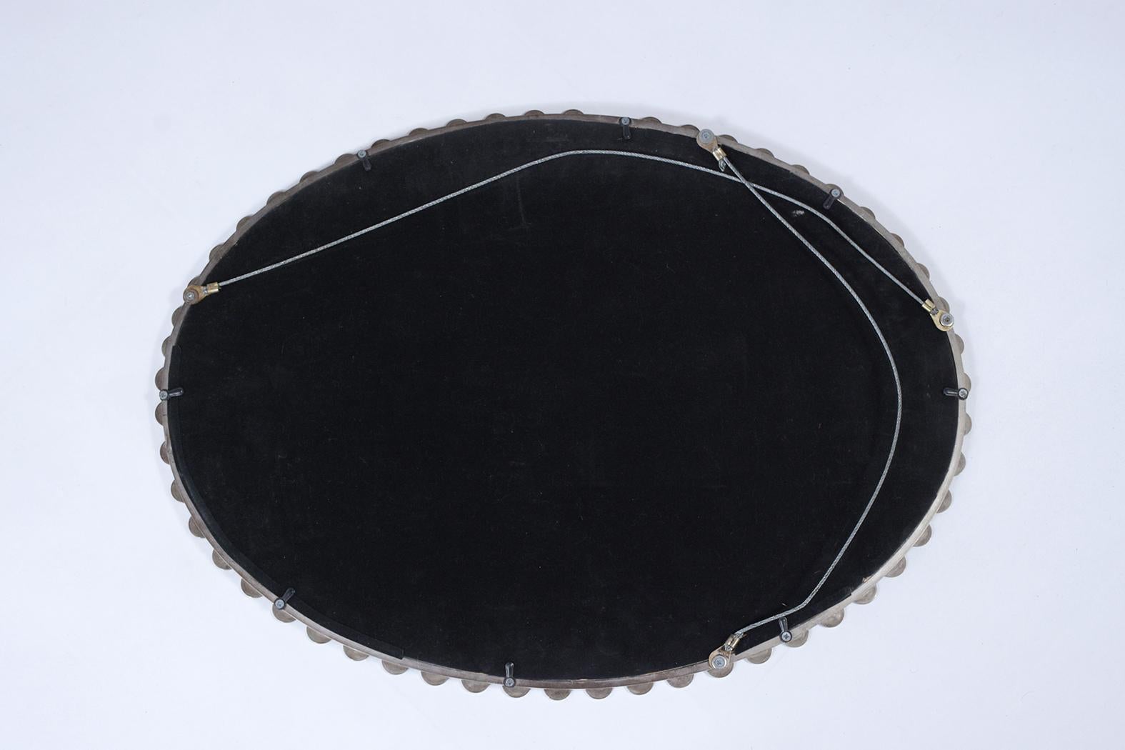 Mid-Century Convex Wall Mirror For Sale 1