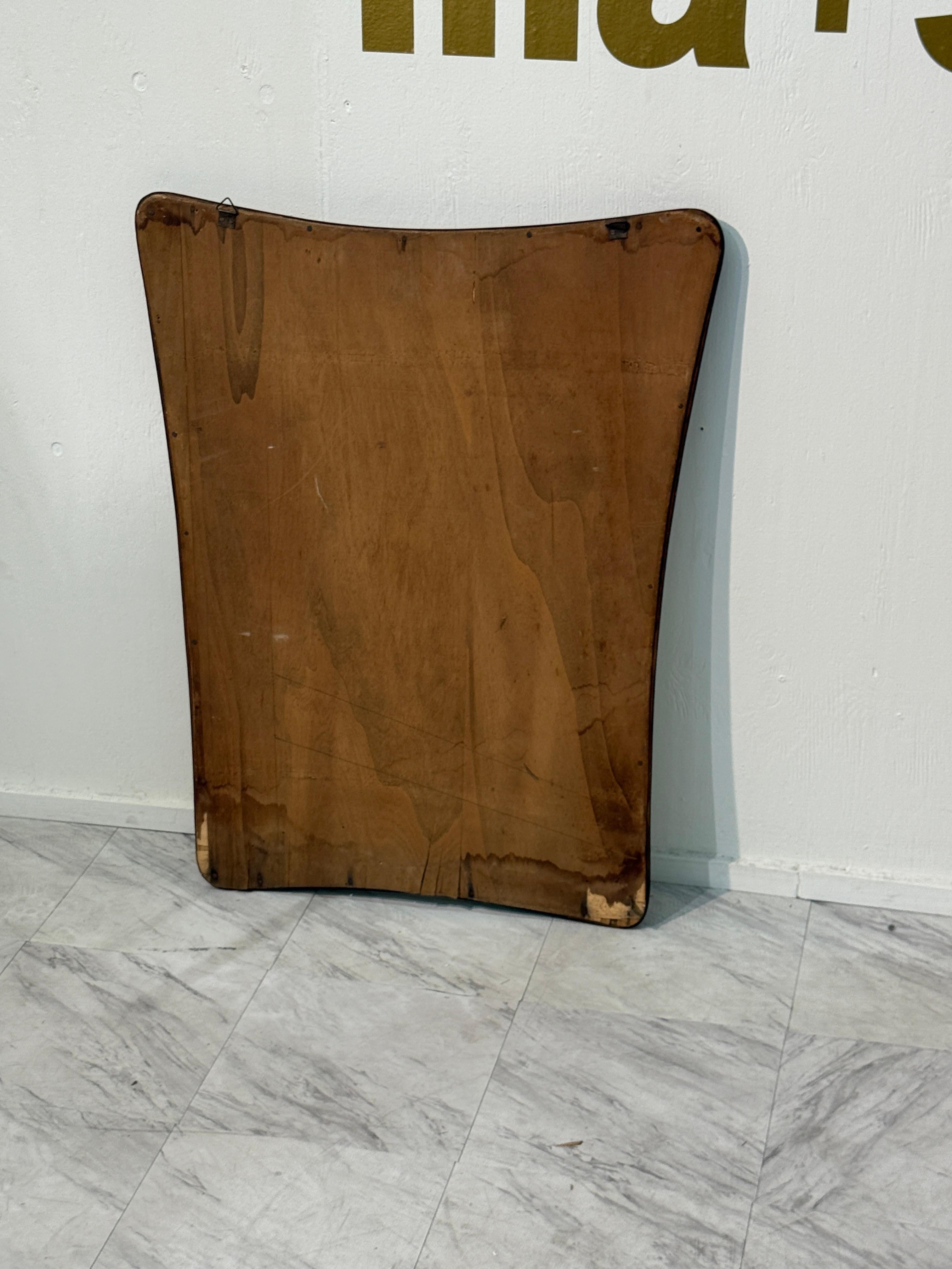 Milieu du XXe siècle Miroir mural moderne du milieu du siècle, Italie, années 1950 en vente