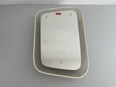Moderner Wandspiegel mit Licht von Hillebrand, 1960er Jahre, Deutschland