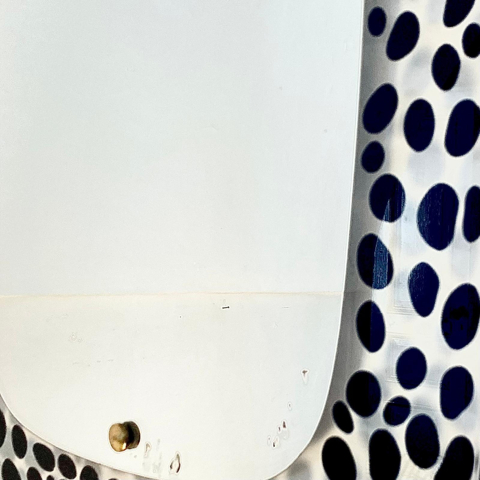 Mid-20th Century Mid Century Modern Wall Mirror with Polka Dot pattern, Italy 1960s
