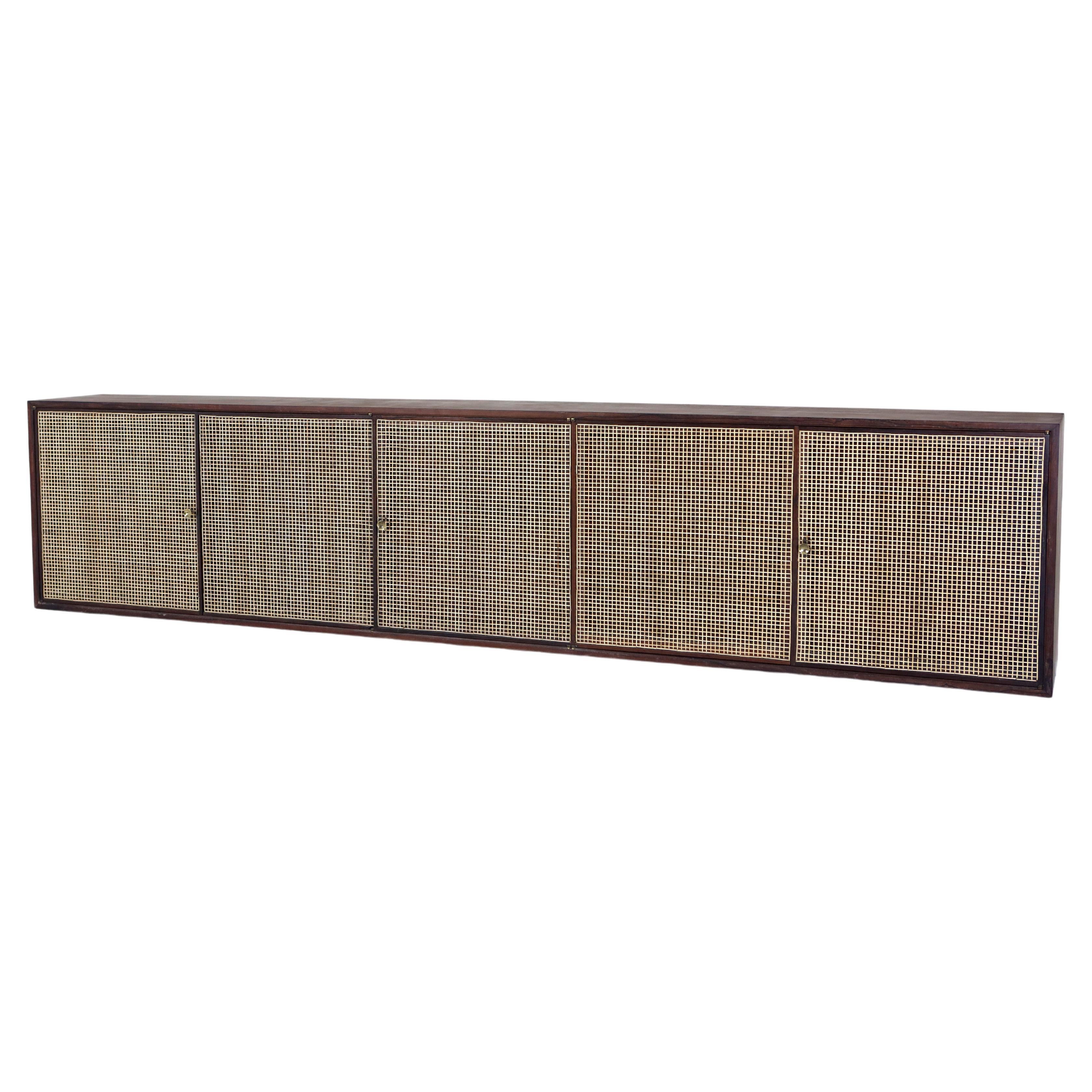 Mid-Century Modern Wall-Mounted Buffet by Forma Manufacture, Brazil, 1960s For Sale