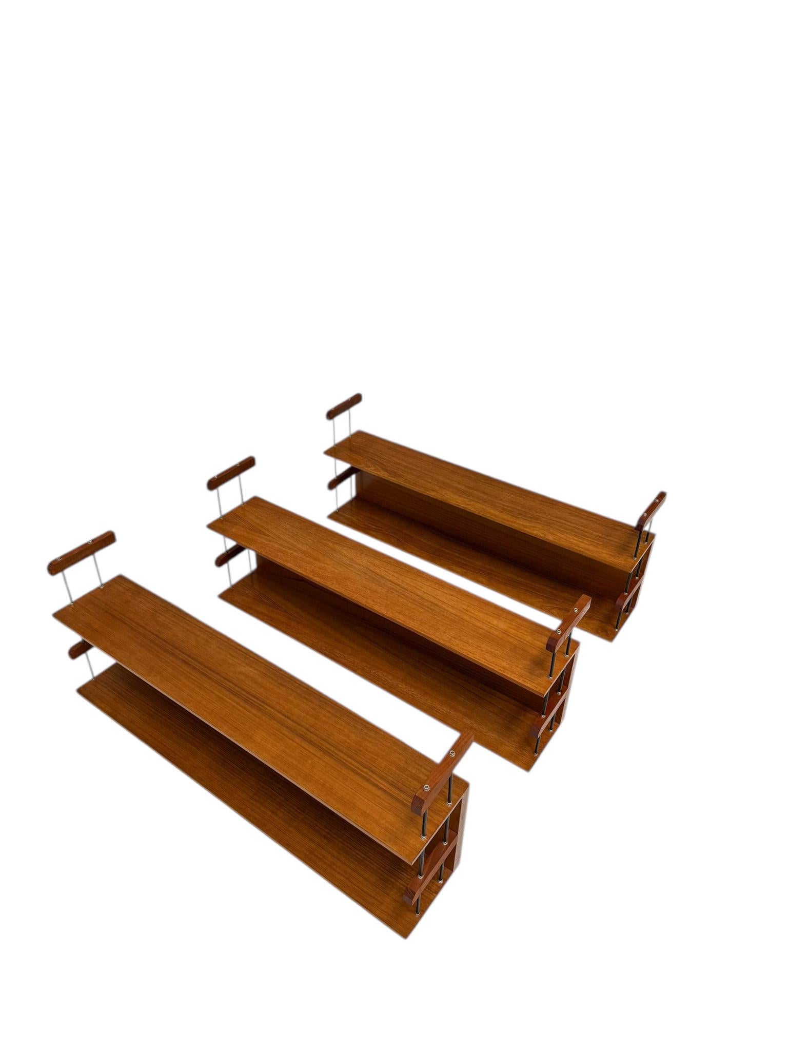 Scaffale a muro moderno di metà secolo di Walter Wirtz per Wilhelm Renz, anni '60 in vendita 1