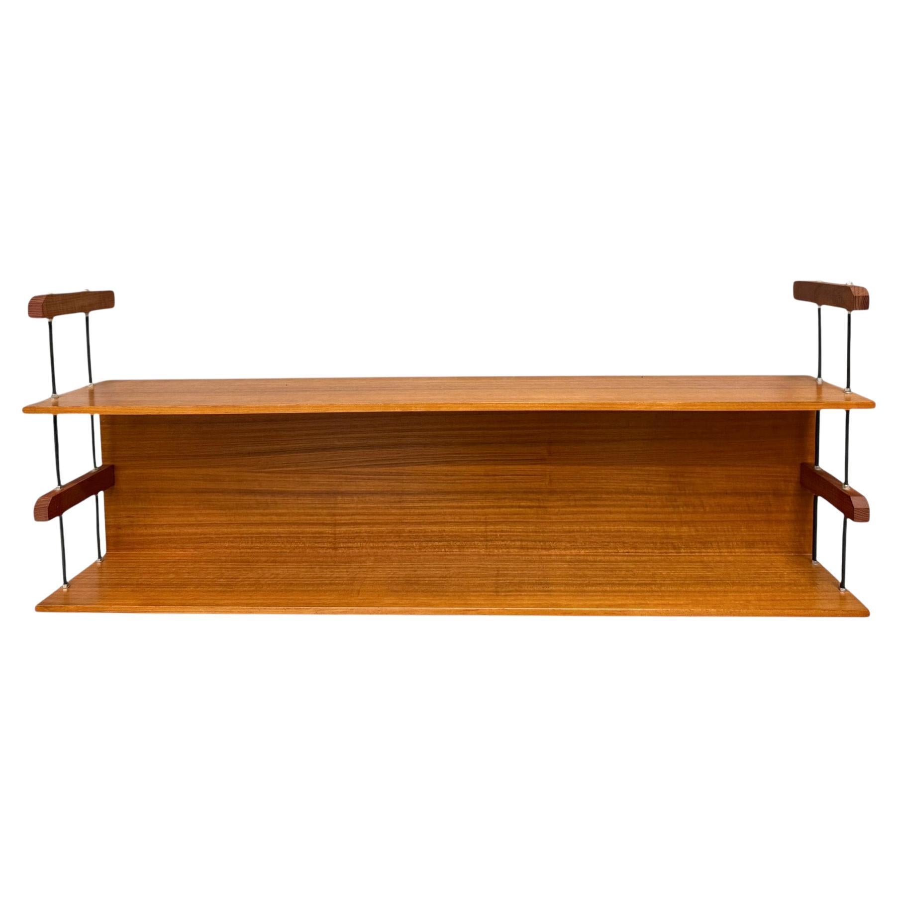 Mid-Century Modern Wall Mounted Shelf by Walter Wirtz for Wilhelm Renz, 1960s