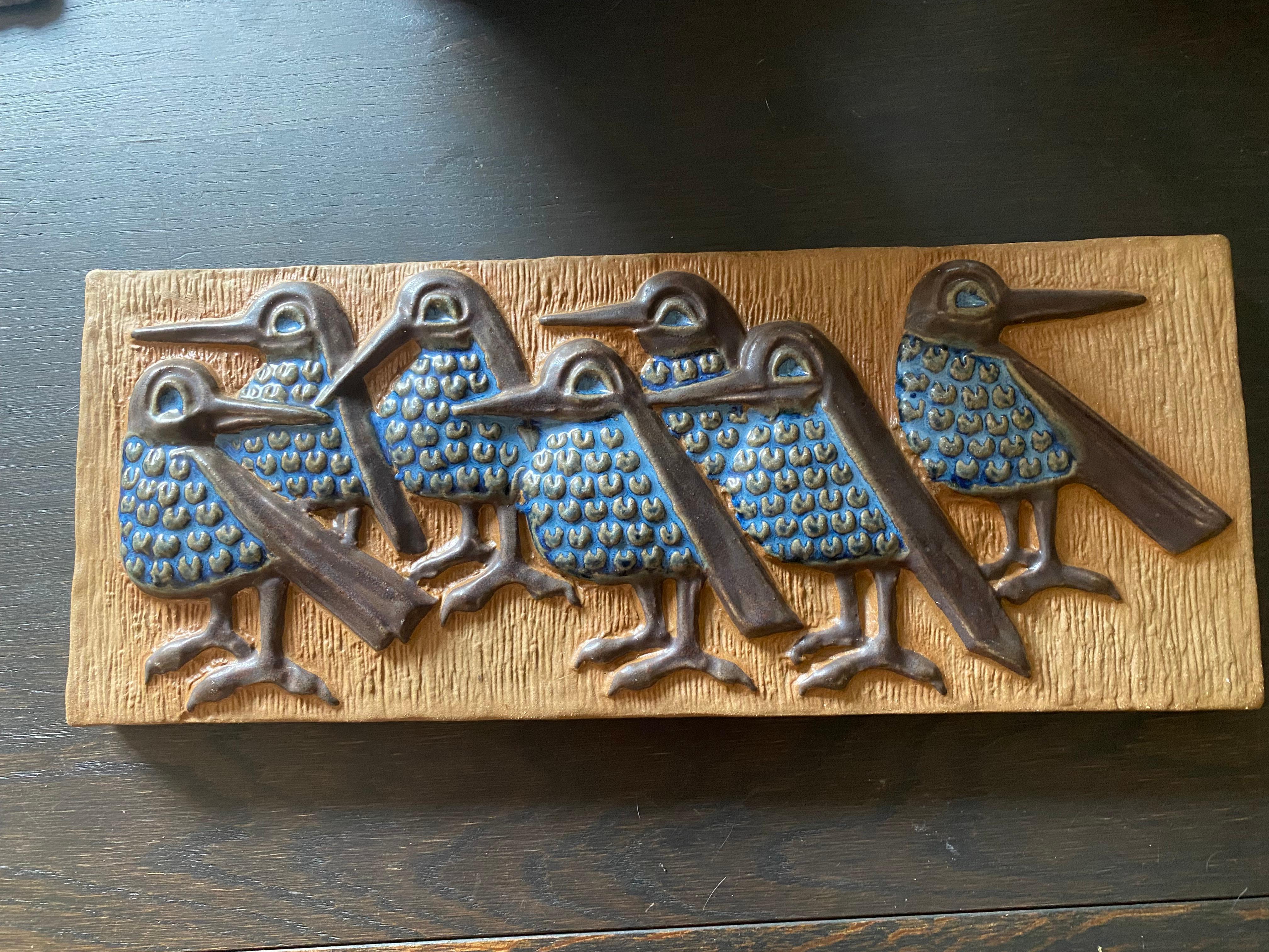 Mid-Century Modern Wall Plaque by Marianne Starck Denmark For Sale 3