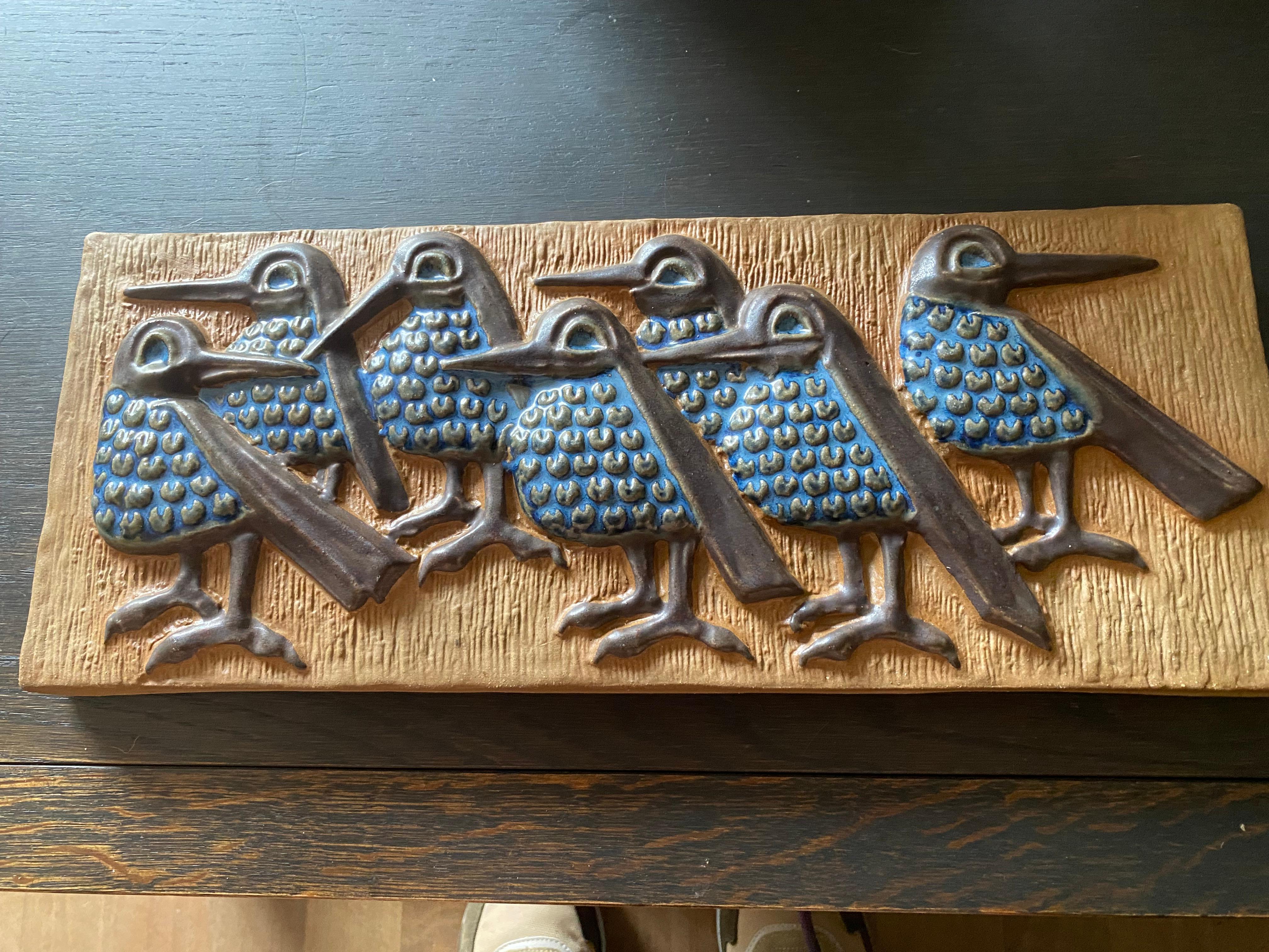 Danish Mid-Century Modern Wall Plaque by Marianne Starck Denmark For Sale