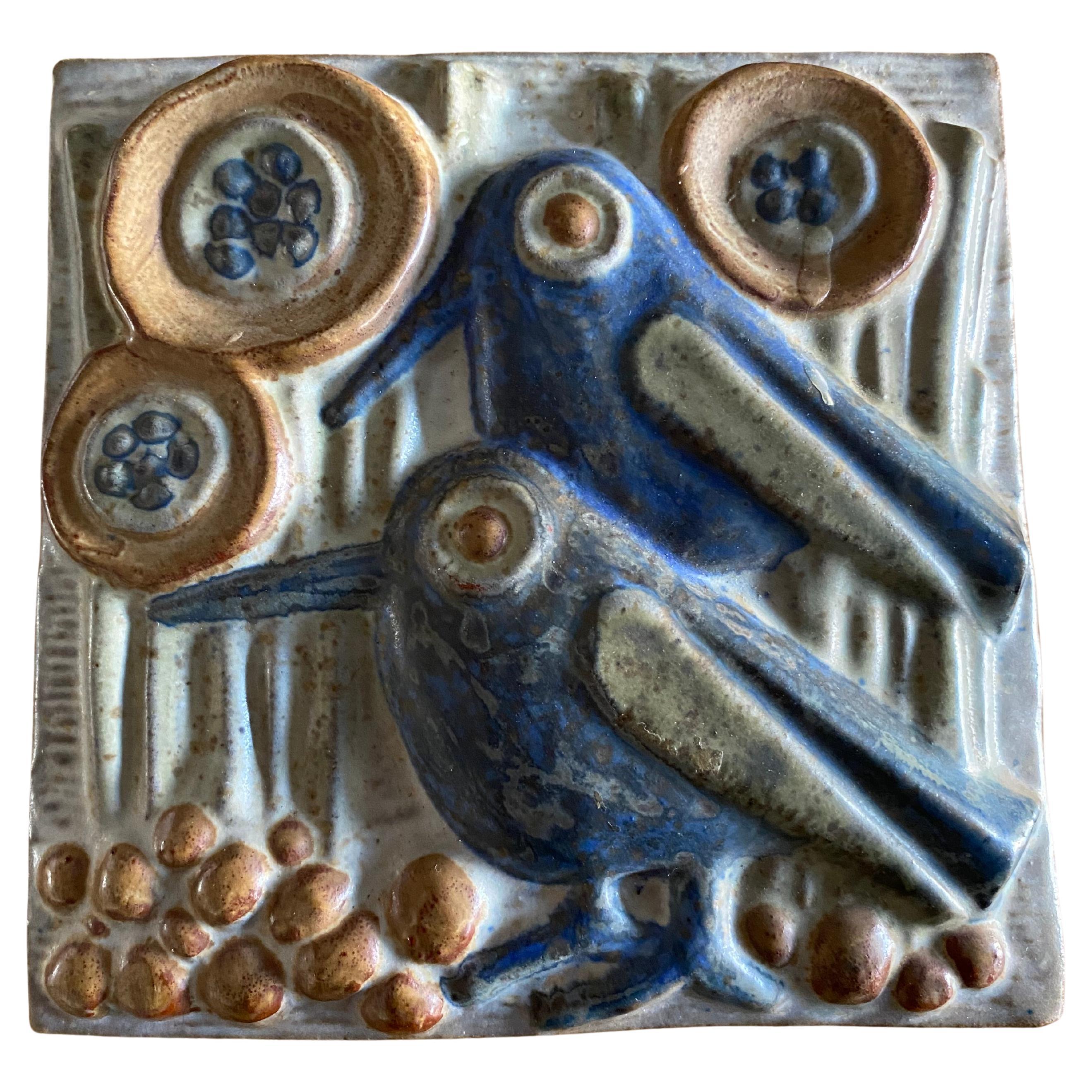 Mid-Century Modern Wall Plaque by Marianne Starck Denmark