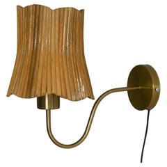 Used Mid century Modern Wall Sconce Lamp Floral Shape