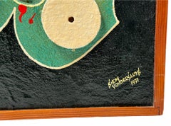 Mid-Century Modern Wall Sculpture by Siem van der Sluys, 1971