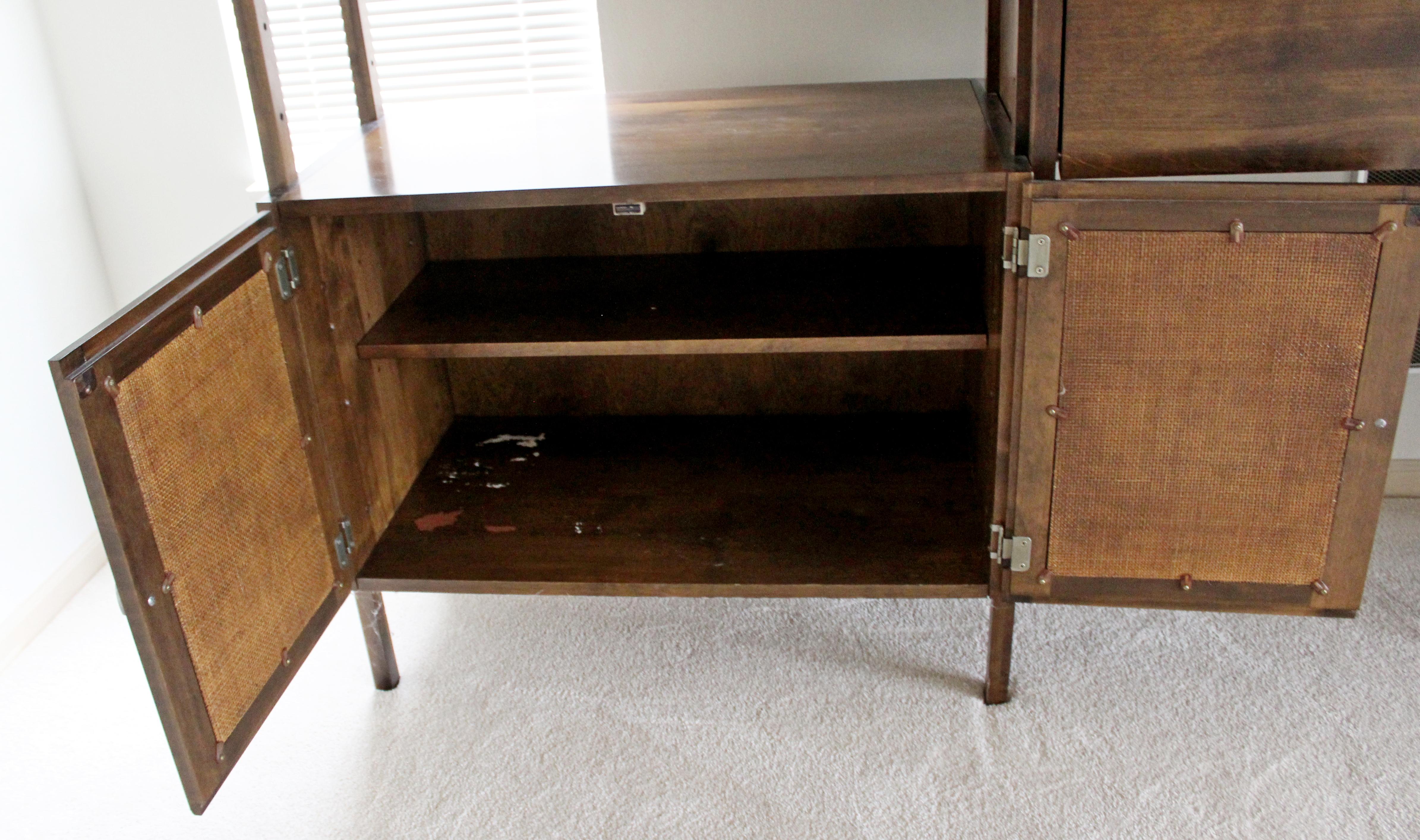 shelving unit with desk