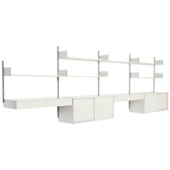 Mid-Century Modern Wall Shelving Unit Model 606 by Dieter Rams for Vitsoe, 1960s