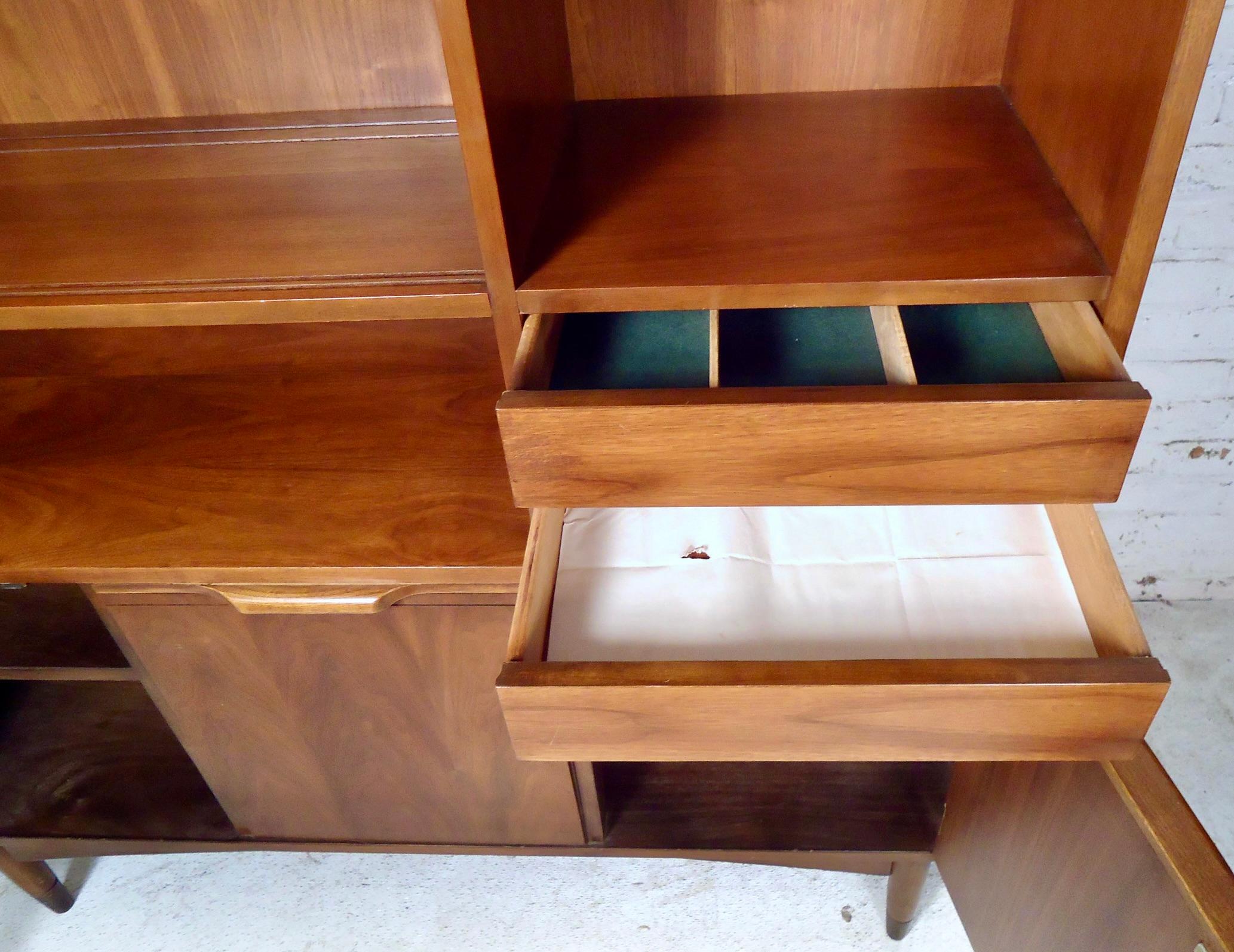 Mid-20th Century Mid-Century Modern Wall Unit For Sale