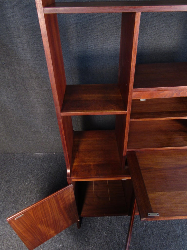 MidCentury Modern Wall Unit For Sale at 1stDibs