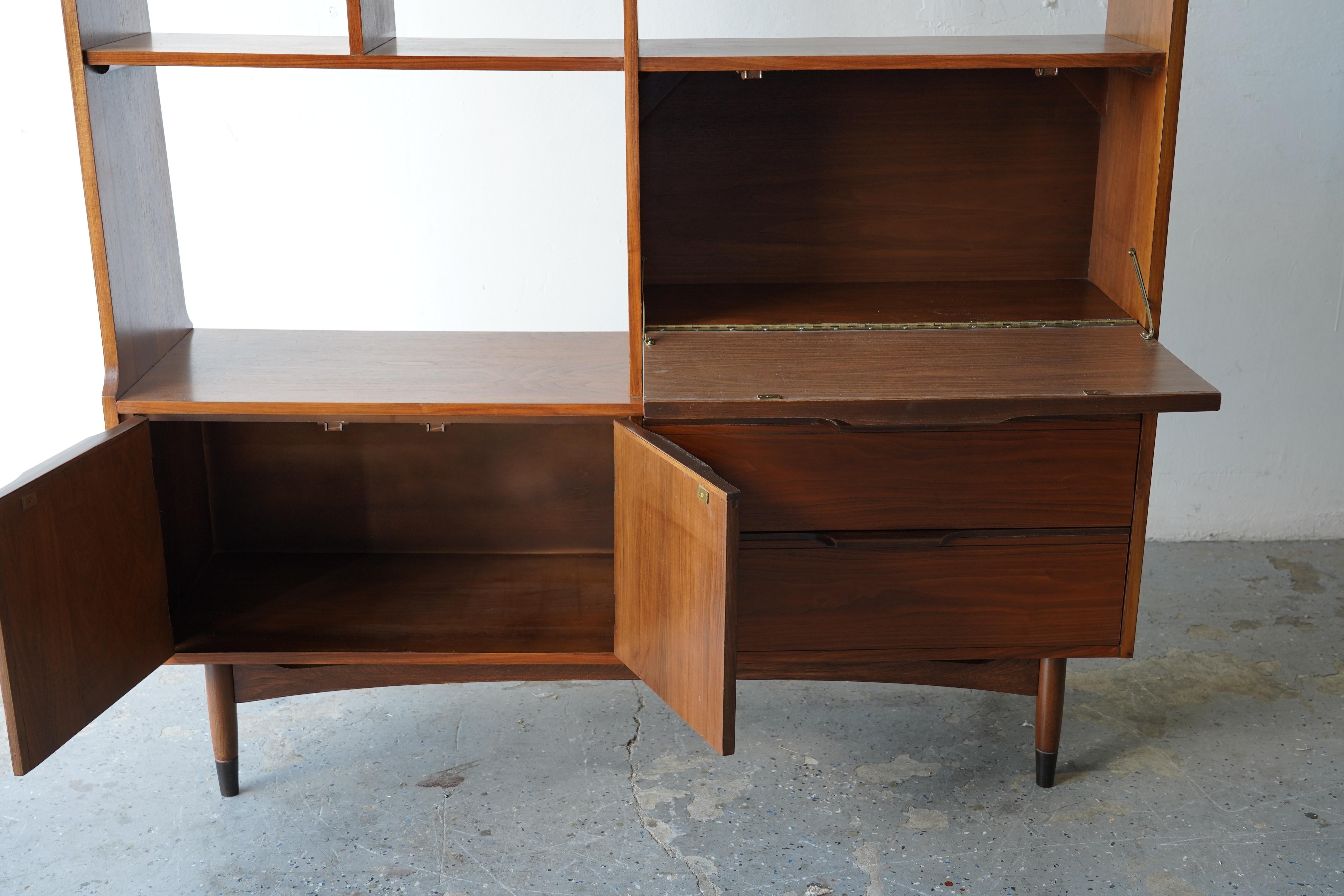 Mid-Century Modern Wall Unit / Hutch / Room Divider / Bar 2