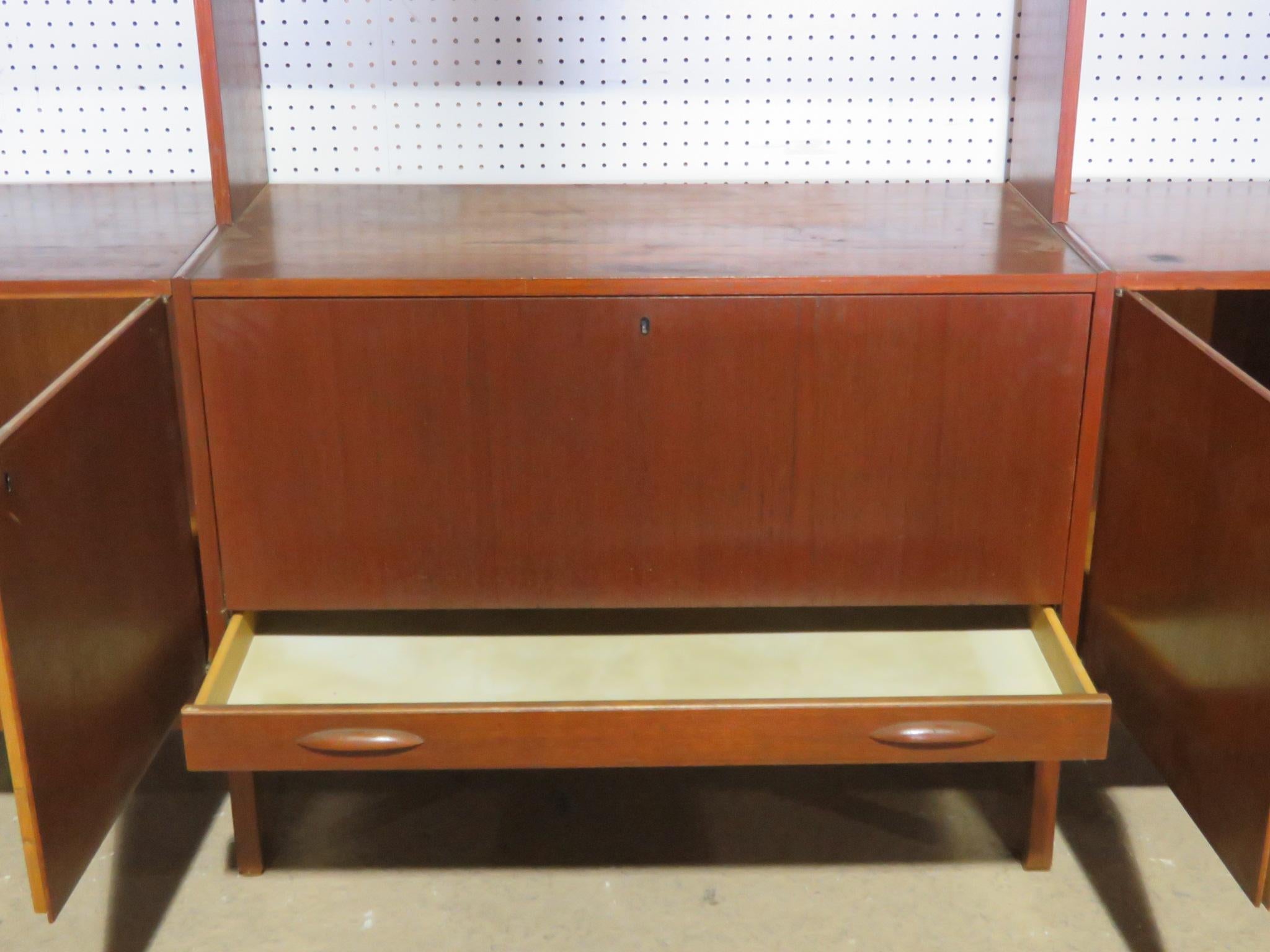Mid-Century Modern Wall Unit, manner of Nils Thorsson 3