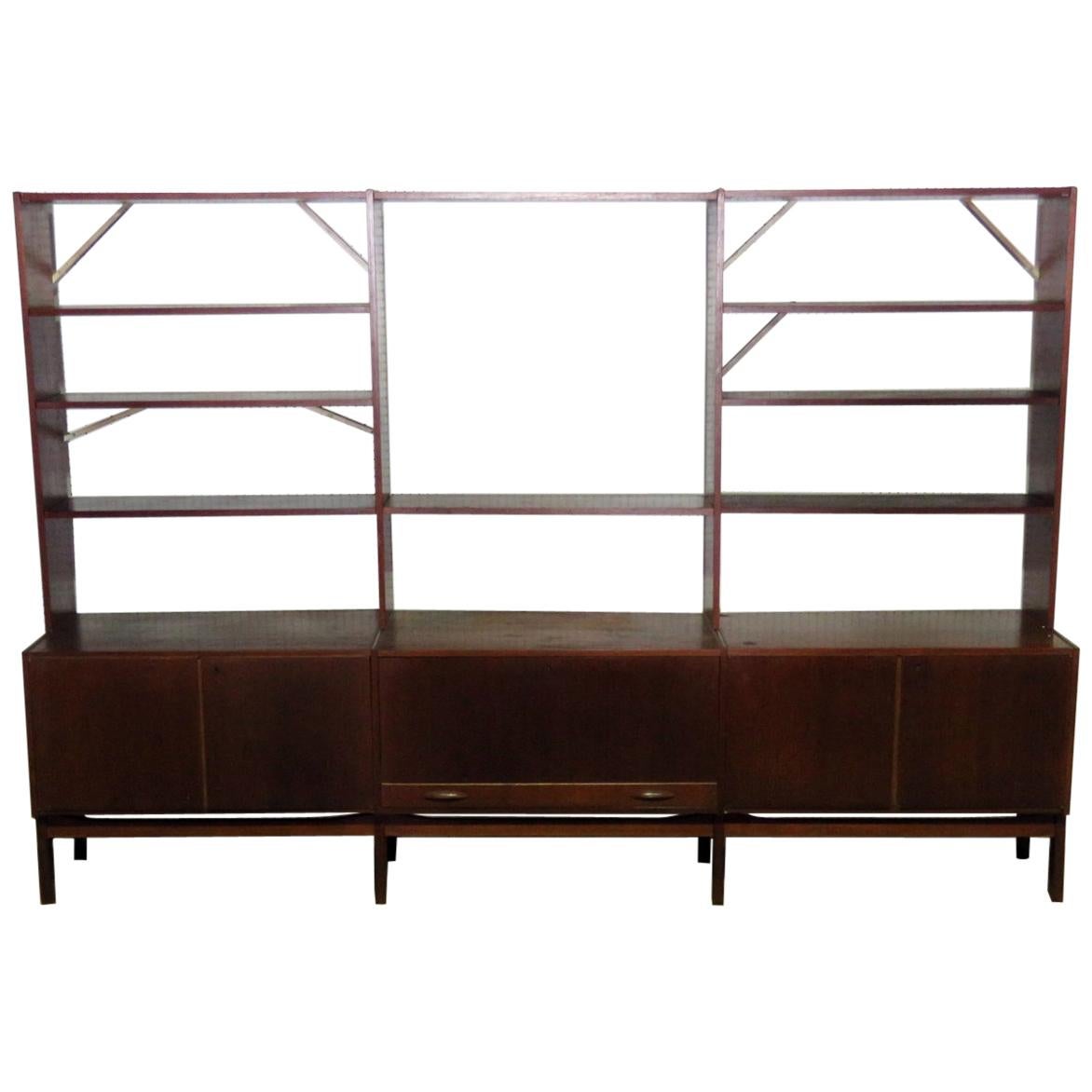 Mid-Century Modern Wall Unit, manner of Nils Thorsson