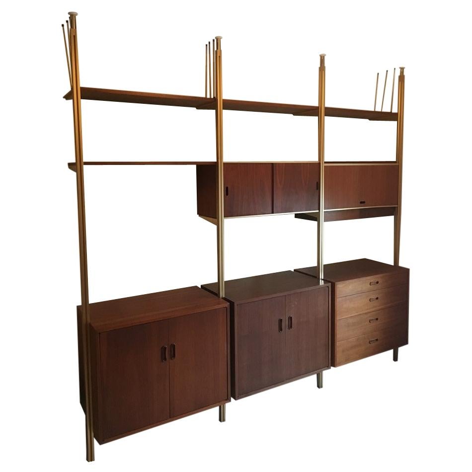 Mid-Century Modern Wall Unit "Omni" System by George Nelson