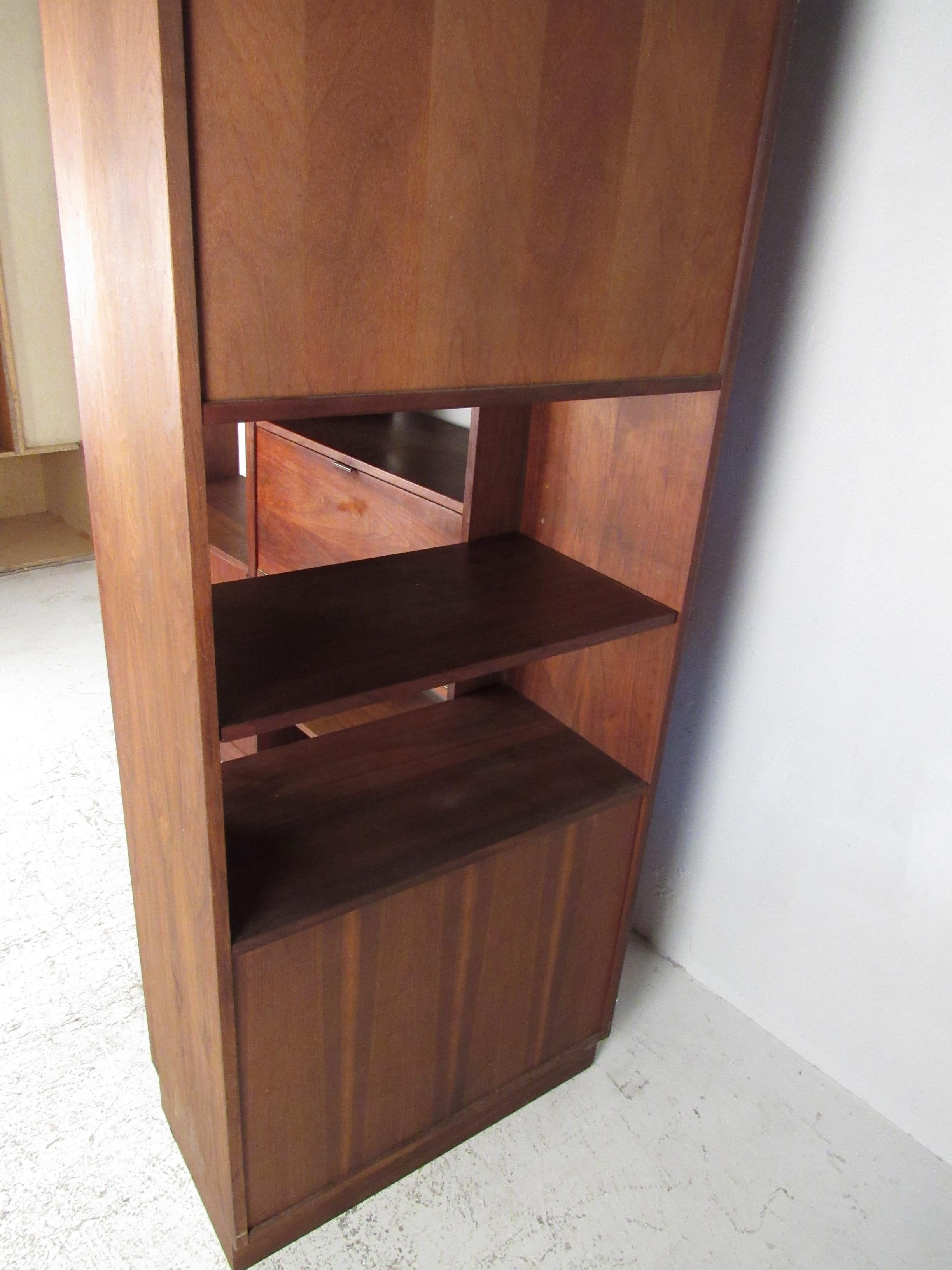 mid century modern wall units