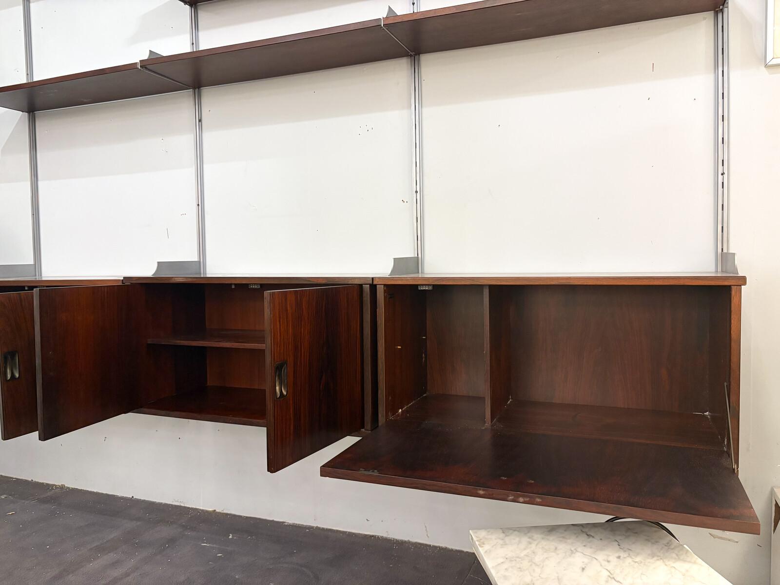 Moderner Wandschrank aus der Jahrhundertmitte, Stildomus, Italien, 1960er Jahre im Angebot 5