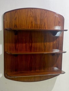 Mid-Century Modern Wall Unit, Walnut, Italy, 1950s