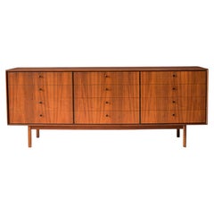 Mid Century Modern Walnut 12-Drawer Dresser by Jack Cartright for Founders Co.