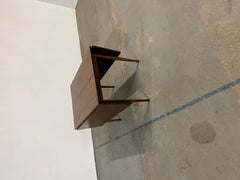 Mid-Century Modern Walnut 60" Drop Leaf Dining Table by H P Browning