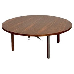 Mid-Century Modern Walnut and Aluminum