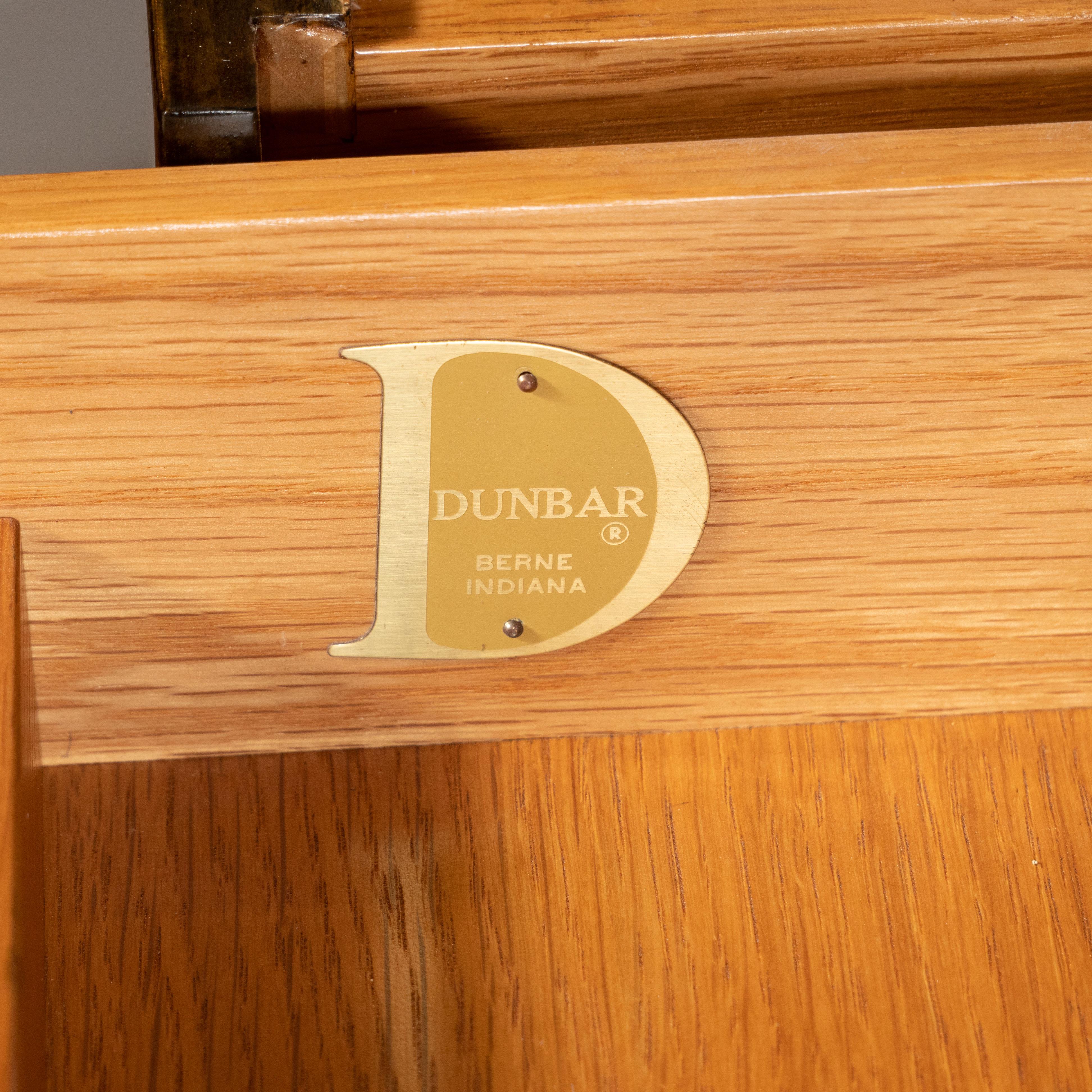 Mid-Century Modern Walnut and Black Leather Desk by Edward Wormley for Dunbar 3