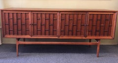 Mid-Century Modern Walnut and Rosewood Credenza by Thomasville